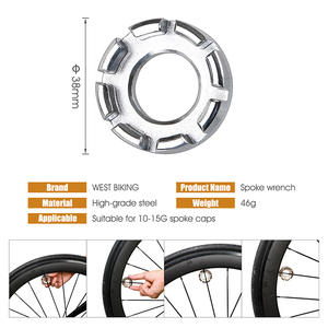 Kit d'outils de 8 pièces, pour enlever la roue libre, support de frein à chaîne, 6 clés - Product Image 3