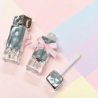 Nouveau Rouge à Lèvres Liquide Mat Rotatif 3 ml Populaire avec un Gloss à Lèvres Nœud Papillon pour Marque Privée Maquillage Végétalien Longue Durée