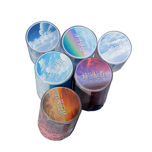 Ruban adhésif Washi 50mm*2m/Rouleau, motif Paysage Marin Nuageux INS, pour <span class=keywords><strong>Scrapbooking</strong></span>, Journal Créatif et Papeterie Esthétique - Product Image 6