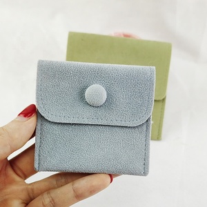 Most Popular Microfiber Jewelry Pouch Custom Made Suede Velvet Jewelry Packaging Pouch Bag with logo for Jewelry - Product Image 1