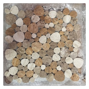 Trung quốc đá Nhà cung cấp palladiana noce giảm travertine ngẫu nhiên bị hỏng Gạch Mosaic 12 "x 12" - Product Image 2