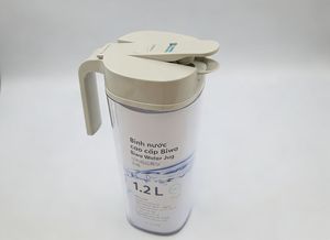 Jarra de Agua Biwa de 1.2L, Transparente, con Asa Ergonómica, Botella Deportiva para Uso Diario, Precio de Fábrica - Product Image 4