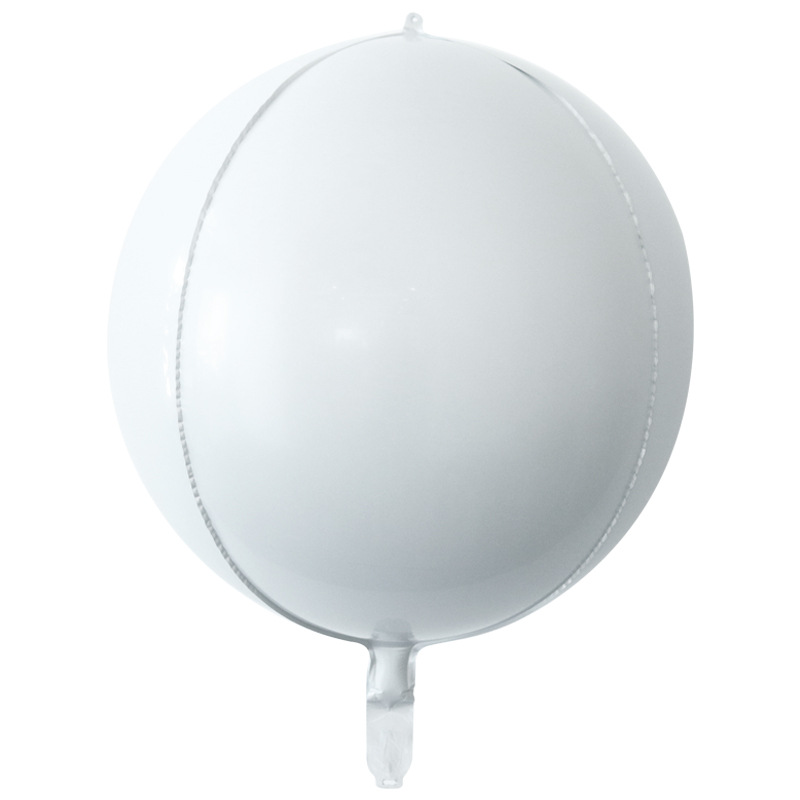 Boule 4d 10 pouces blanche