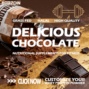 Compléments alimentaires OEM de poudre de protéine de lactosérum à la vanille, marque blanche, en sacs, pour homme sportif à la salle de sport - Product Image 2