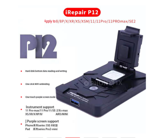 P12 irepair สำหรับ iPhone 6 11 Series-โปรแกรมฮาร์ดดิสก์ PCIe <span class=keywords><strong>NAND</strong></span> พร้อมกล่อง dfu ปุ่มเดียวและเครื่องมือ IBox2โทรศัพท์มือถือหน้าจอสีม่วง - Product Image 4