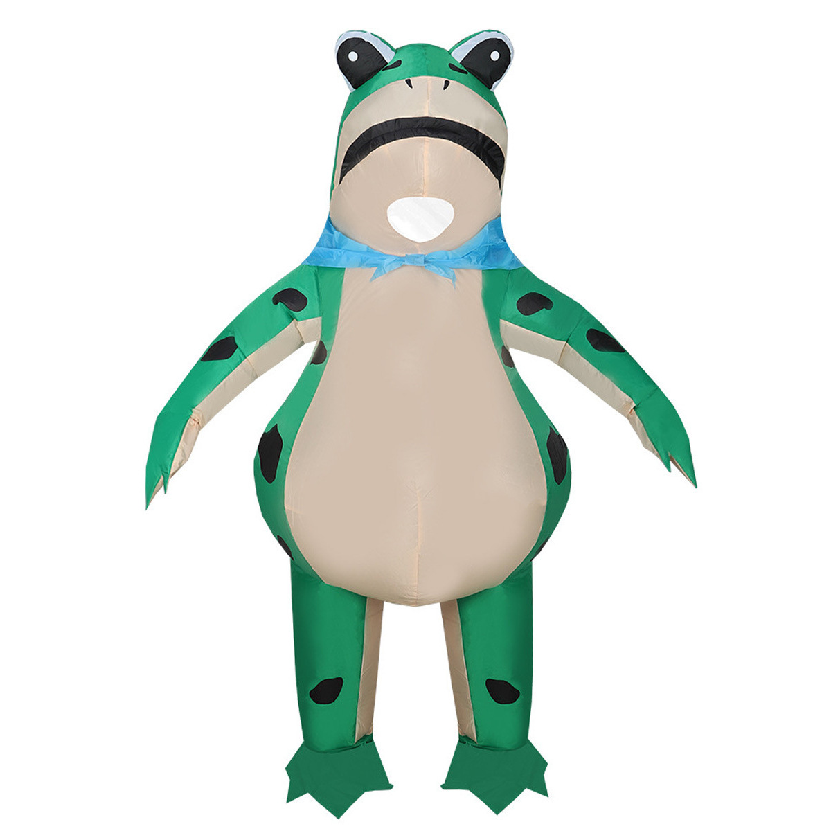Green Frog Inflatable Suit with Regular Laser Face Mask