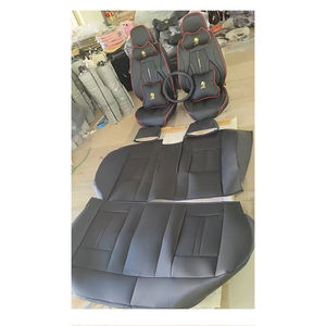 Fundas de Asiento de Coche de Cuero Personalizadas para BMW <span class=keywords><strong>Serie</strong></span> <span class=keywords><strong>3</strong></span> E90 F30 E36 E92 2005-2011, <span class=keywords><strong>Serie</strong></span> 7, Piezas Interiores para Land Cruiser, Hechas de Algodón - Product Image 3