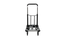 Chariot de transport pliable multifonctionnel en alliage d'aluminium industriel à 4 roues - Outil de transport portable pour le shopping