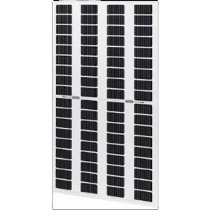 Produsen PV Cina bifacial setengah potongan sel panel surya 72 sel 220W modul pv pabrik Harga Bagus Untuk Proyek Surya