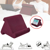 Support de tablette flexible en mousse à mémoire de forme pour lecture, support d'oreiller pour lit et bureau, compatible iPad, 6 couleurs disponibles, léger