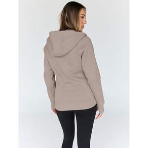 Chaquetas de lana con cremallera de Otoño/Invierno de gran tamaño a la moda para mujer, suéteres y sudaderas para mujer, ropa de invierno, trajes - Product Image 4