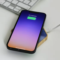 Chargeur portable à induction avec logo personnalisé pour téléphone Chargeur sans fil pour téléphone portable Chargeur sans fil