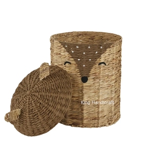Cesta de Almacenamiento de Juguetes y Ropa para Niños en Forma de Ciervo, Hecha de Jacinto de Agua, Precio al por Mayor desde Vietnam - Product Image 2