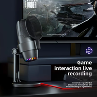 Kit d'équipement de podcast professionnel Microphone filaire Portable Live Stream Studio enregistrement Microphone de jeu à condensateur