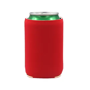 Promosyon 12 oz katı renk neopren kutu içecek soğutucusu süblimasyon baskılı içecek bira şişesi kol tutucu