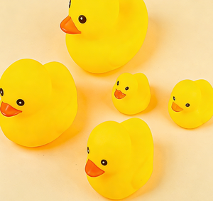 Juguetes <span class=keywords><strong>de</strong></span> Baño <span class=keywords><strong>de</strong></span> Goma PVC con Forma <span class=keywords><strong>de</strong></span> Pato, Impresos en Lote Personalizado, con Diseños Estampados, Unisex, Flotantes y Cognitivos - Product Image 2