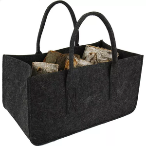<span class=keywords><strong>Panier</strong></span> de rangement pliable en feutre rigide, le plus vendu en gros, pour bois de chauffage, jouets d'enfants, linge et sacs sous vide - Product Image 1