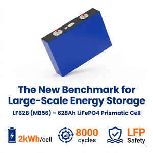 Cellule de batterie LiFePO4 de qualité professionnelle 3,2 V 628 Ah LF628 prismatique LFP 8000 cycles pour stockage d'énergie en conteneur (<span class=keywords><strong>ESS</strong></span>) - Product Image 1