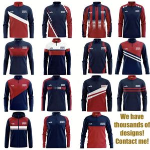 ชุดวอร์มฟุตบอล ชุดฝึกซ้อมฟุตบอล เสื้อเจอร์ซีย์ซิปครึ่งตัว แขนยาว คุณภาพสูง - Product Image 4