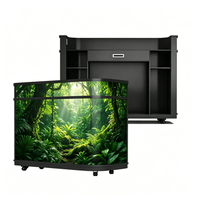 Écran LED portable P2 pour DJ, table de réception, affichage personnalisé, location, luminosité 600cd, mariage, festival de musique