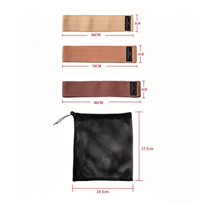 Bandes de résistance en latex de caoutchouc personnalisables pour le yoga, la gym, l'exercice physique, les jambes, les fessiers, les hanches - Haute élasticité - Product Image 2