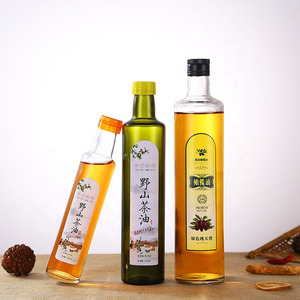 <span class=keywords><strong>A</strong></span> granel 250ml 500ml 750ml 1L Cuadrado vacío Verde oscuro Marasca Cocinar Aceite de oliva Botellas de vidrio - Product Image 5