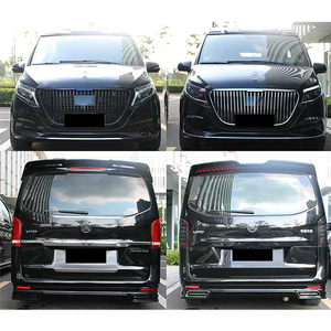 Adecuado para 16-24 Benzz Vito V-class V300 Upgrade Maybache Surround Body Kit Grille Modificación de parachoques delantero y trasero - Product Image 4