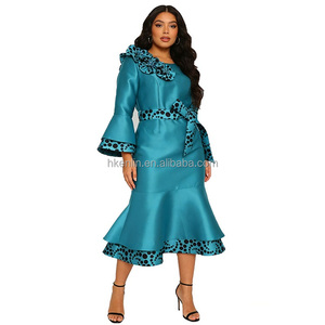 Vestidos de iglesia Geenlinm de talla grande para mujeres africanas elegantes - Product Image 3