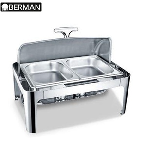 Hotel ristorante di cottura di vetro in india di alta qualità in acciaio inox alimentare warmer filo chafer riscaldatori per buffet - Product Image 2