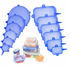 الميكروويف استخدام 6 الحجم في مجموعة واحدة غطاء سيليكون تمتد غطاء - Product Image 4