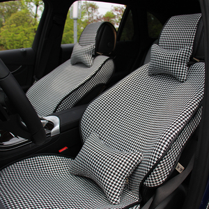 Funda de Cojín para Interior de Coche, Diseño de Diamantes, de Lino, Impermeable, Transpirable, para Land Cruiser, Universal, para Todas las Estaciones, Ecológica - Product Image 6