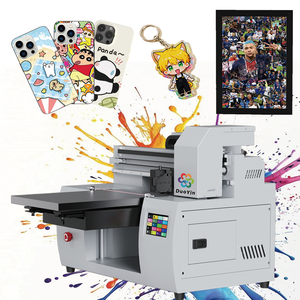 <span class=keywords><strong>A3</strong></span> עירוב דיו מדפסת הזרקת דיו למילוי אוטומטי מלא עבור תווית מותאמת אישית הדפסה אקרילית מתכת חומרים שונים - Product Image 1