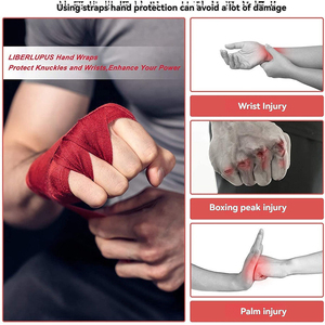 Fascia da <span class=keywords><strong>boxe</strong></span> bende da <span class=keywords><strong>boxe</strong></span> impacchi per mano di cotone Kick Boxing - Product Image 3