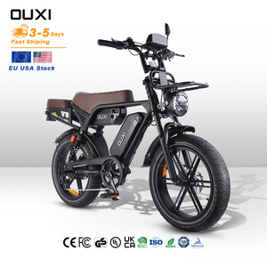 Vélo tout-terrain à suspension intégrale OUXI V8 Max 250W/1000W Ebike 20 pouces rétro, vélo de <span class=keywords><strong>montagne</strong></span> pas cher, hors route, 30AH E <span class=keywords><strong>Bike</strong></span>, entrepôt UE USA - Product Image 1