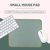 Petit tapis de souris vert personnalisé avec bords cousus et base en caoutchouc antidérapante tapis de souris de jeu accessoires informatiques pour PC