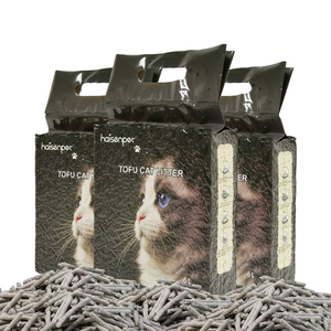 Pabrik OEM Premium gumpalan kuat tanaman kucing pasir Eco Clean 2mm bentuk garis karbon aktif kontrol bau tahu sampah kucing - Product Image 1