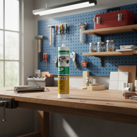 Adhésifs PINSU-GP : Mastic Acide Silicone Transparent Blanc pour Portes, Fenêtres et Plafonds – Étanche et Anti-Moisissure
