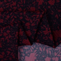 Tissu en mousseline Yoryu respirant et léger, imprimé numérique à petits motifs floraux, 100% polyester, transparent, chemise et robe pour filles