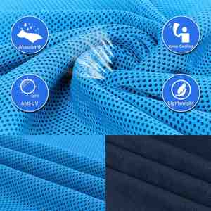 Summer Sports <b>Towel</b> Custom Fitness Yoga Running Gym Soft Breathable Ice <b>Cooling</b> Solid Color Polyester Material - Product Image 3