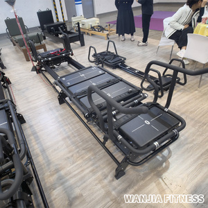 Equipo de Fitness Multifuncional de Aluminio para Pilates, Cama de Pilates Lagree Megaformer para Estudio de <span class=keywords><strong>Yoga</strong></span>, Venta al Por Mayor - Product Image 6