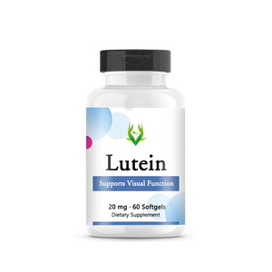 Gélules de lutéine de haute qualité avec supplément nutritionnel de zéaxanthine extrait de caroténoïde soutient la fonction visuelle pour la santé des yeux - Product Image 1