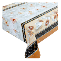 Vente en gros de tissu de nappe en PVC imperméable à l'eau de luxe de haute qualité