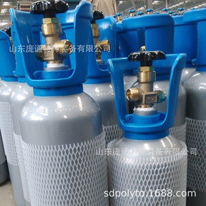Bouteilles de dioxyde de carbone haute pression 8L 152mm en acier de qualité alimentaire, conteneurs de gaz certifiés DOT pour usage industriel, basse pression 15MPa - Product Image 1