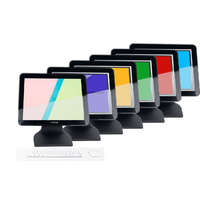 VPOS-T15 15 pouces 1024*768 résolution 4:3 moniteur de point de vente multi-touch Windows OS pour ordinateur de point de vente de caisse enregistreuse de restaurant de détail