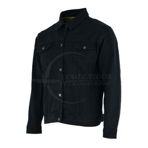 Manches longues col boutonné 100% coton jean hommes veste haute qualité tenue décontracté hommes jean veste - Product Image 2