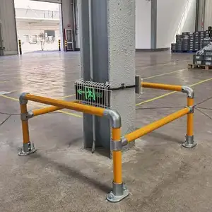 Anti-collision guardrail in factory workshop in accordance with GB&BS&OSHA standards