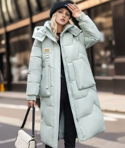 Cappotto Invernale <span class=keywords><strong>Oversize</strong></span> per <span class=keywords><strong>Donna</strong></span>, Nuovo Giaccone Casual Lungo, Imbottito con Cappuccio Staccabile, Caldo e Confortevole - Product Image 6