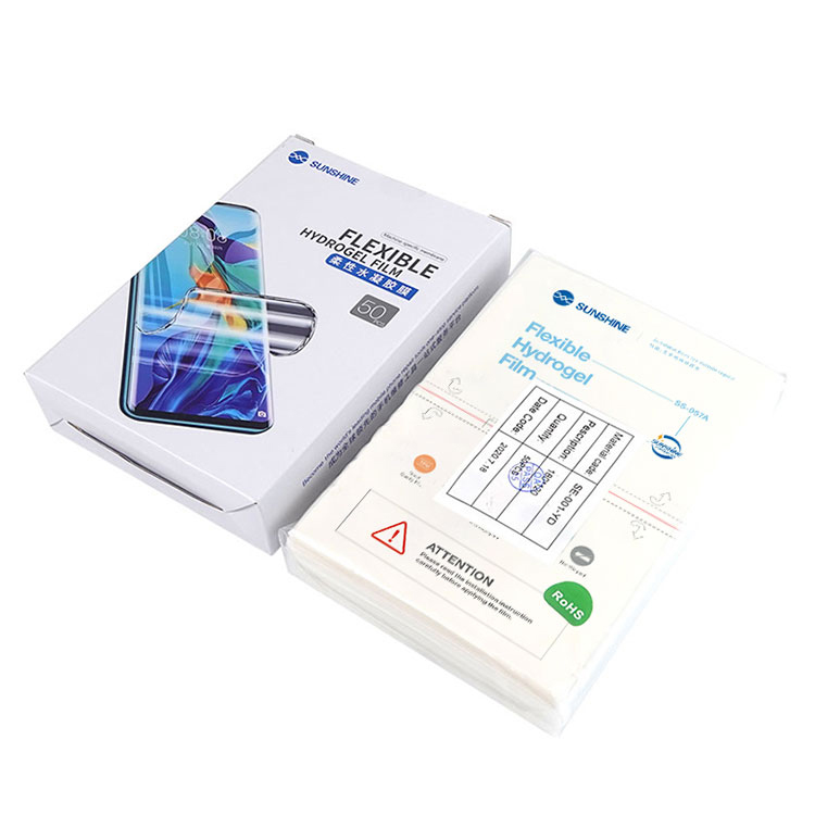 50 шт./лот SUNSHINE HD матовая Гидрогелевая Защитная пленка для мобильного телефона, совместимая с SS890C Защитная пленка для передней и задней панели