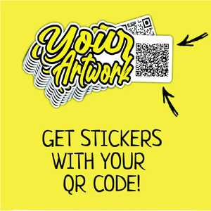 สติกเกอร์กันน้ำพิมพ์ลายตามสั่งคุณภาพสูงสำหรับธุรกิจ พร้อมคิวอาร์โค้ด - Product Image 1