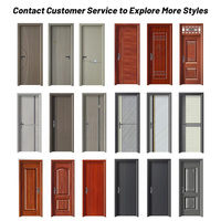 Porte d'entrée de sécurité antivol en acier de luxe moderne, compatible avec les serrures intelligentes, personnalisable pour portail extérieur, villa, appartement, hôpital, entrée principale